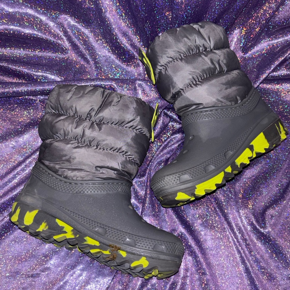 Toddler Puff Croc Boots